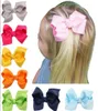 Girls Coils Clips Grosgrain Ribbon Hairbows with Clip Handmade Bows Hairclips épingles à cheveux mignons Headwear Baby Girl Accessories 20 Color2851349