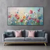 Fleurs Canvas Wall Art Decoration Résumé Paint d'huile sur toile Colorful Fleurs Toirée Peinture Handmade Artwork Chadow Kitchen Office Office Home Decor