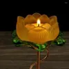 Mum Tutucular Lotus Gold Vintage Balmumu Dekorasyon Şamdan Centerpieces Decoracion Hogar Home FG09