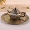Zestawy herbaciarskie 6-częściowy zestaw retro lotus herbaty Herbaty High-end Chinese Teapot Tacup Tray Light Luksusowe ozdoby