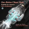 Male Masturbator Adult Toys, Mens Sex Toys Automatic Sucking Masturbators Penis Pump with 5 Suction 10 Vibration, Male Stroker with Powerful Side Motor