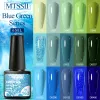 Kits ensemble de vernis à ongles mtssii 16/25 / 60pcs gel de couleur verte bleu semi-permanent trempage uv LED Vanish avec ensemble de manucure de lampe à ongles