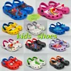 صندل الأطفال تقلبات Flip Flop Slippers الصغار الصغار حفرة Crocper Clipper Candy Pink Classic Black Boys Girls Shoes White Summer Youth Slies Slies C9-J3