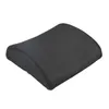 Sedile di sedile in memory foam cuscino Supporto posteriore lombare per auto in casa nera