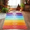 Arazzi da 70 cm da 150 cm Asciugamani di tappeti da yoga Messico Chakras Tassel Tassella Dorma Tappetino Arazzo Art Dortestry Decorazione per la casa