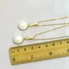 Hangende kettingen 10 stuks witte schaal parels ketting pealrs sieraden hangers mode maken 51914