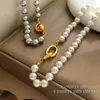 Pendant Necklaces Trendy Jewelry Elegant Temperament Simulated Pearl Necklace For Women Female Gifts Simply Design Accessories 2024 Trend