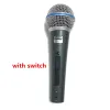 Microphones BT58A Professional Handheld Switch Vocal Dynamic Microphone Mike For BTA 58A 58 Studio Singing Home Party KTV Speech Karaoke