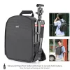 Tassen neewer camera tas waterdichte schokbestendige partitie 11x6x14 inch/27x15x35 centimeter bescherming rugzak voor SLR