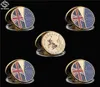 5PC UK BREXIT EU Folkomröstning Independence Craft Gold Commemorative Euro -mynt med skyddskapsel4374785