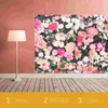 タペストリー中世のタペストリーの家の装飾壁布ぶら下がっている毛布の花のバランスの花を使う