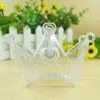 Gift Wrap 6Pcs Transparent Plastic Baby Crown Candy Box Gender Reveal Shower Packaging Boxes Birthday Wedding