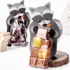 Gift Wrap 10PCS/set Cookie Candy Package Bags Animal Cute Card Plastic Bag Shower Birthday Party Packaging Treat