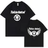 Damski koszulka rockowa Tokio Hotel Kaulitz Graphic Print T Shirt Fashion punkowy krótki rękaw Casual Hip OP Streetwear Plus Size Thirt Womenl2403