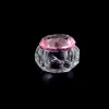 Vätskor 1 st kristallklart akryl flytande skål tappen skålglaskopp med lockskål för akrylpulvermonomer nagelkonstverktyg