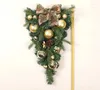 Fiori decorativi ghirlanda con luci 2024 Decorazioni natalizie in Pvc Simulazione dell'albero Simulazione Fiore Fiore Finestre Finte