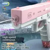 Gun Toys Electric Continuous Firing Water Gun Summer Outdoor Beach Childrens Water Toy Water Gun Fighting Game 2024 New Toy Water Gun 240408