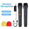 Mikrofone Heikuding Wireless Mikrofon -dynamisches Mikrofonsystem für Karaoke -Singen DJ -Mikrofonparty -Lautsprecher 240408