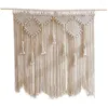 Tapissries 3.3x3.6ft macrame vägg hängande boho dekor stor vävd tapestry dekoration bomull rep bröllop bakgrund för