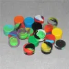 Groothandel dozen anti -aanbak wax container siliconen potten 5 ml siliciumcontainers voedselkwaliteit jar dab gereedschap voor concentraat pijpen 11 ll