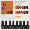 Gel gel nagellack set kit 8 st semi permanent gel lack naglar konstpolska blöt av uv led naglar presentlåda diy naglar accesorios