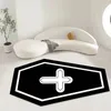 Tapis de chauve-souris et tapis croix de salle de bain salon de chevet de salle de bain sans glissement