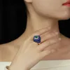 Küme halkaları foydjet retro sanat dekorasyon mimari estetik tasarımcı mücevher taç modelleme tasarım simülasyonu kadın jade ring240408