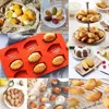 9 Haviteter Madeleine Silicone Cake Mold Shell Biscuit Cake Handgjorda tvål Mögel Tray Non Stick Silicone Bakeware Mold