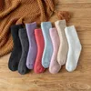 3 Pair Winter Womens Wool Socks Thickened Warm Cashmere Super Thick Casual Terry 240408