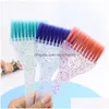 Accessoires de cheveux Tyner professionnel Ensemble pour le salon Barber Coloring Dye Brush and Bowl Fashion Hairstyle Design Tool Drop Livrot Prod Dhwkh