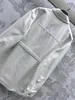 2024 سترة بيضاء صدر طية صدرية كارديجان مع مصمم حزام واحد من الأكمام طويلة الأكمام طويلة سترات 30113