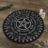 Tafelmatten Twaalf Constellation Divination Pendulum Board Sign Home Decor Star Sun Moon Altaar Bericht Meditatie -ornamenten