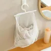 Laundry Bags 2 Pcs Travel Organiser Storage Mesh Fruit Holder Kitchen Hanging Net Drying White Onion