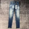 Lila Marke Modetrend Kusbi Designer Ksubi Herren Skinny Jeans 2024 Denim Pant Destressed Ripped Biker Black Jean Slim Fit Jeans 5458