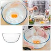 Bowls Baking Bowl Large Glass Clear Cake Containers Household Salad Glassware Kitchen Dessert