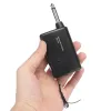 Microfoni Nuovo Clip nero trasmettitore Wireless Mic FM sul sistema di microfono Imposta Accessori per ricevitori a bassatro a distanza audio 20m