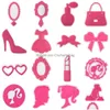 Schoenonderdelen accessoires verkopen baas baby clog charmes ontwerpen roze cartoon barbll voor vrouwen meisjes feest gunsten drop levering schoenen dhzex