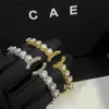 Charm Bracelets Boutique Bulgle feminina Diamante Luxury 18K Gold Blitter Birthday Gifts Bangle com Box Womens High Quality Jóias Nova garota B Y240416W9FB