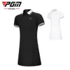 PGM Golf Dress Girls Summer Short Sleeve Sports T-shirt kjol Simple A-Line Dress QZ092 240326