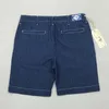 Herren -Shorts Bob Dong Wabash Denim für Männer Vintage Indigo Workwear Knie Länge Sashiko