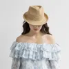 Gombado de cubo de borde ancho, sombreros de playa de verano para mujeres, viajes plegables Lindo Sol Sombrero para la primavera verano, sombreros de vaquero 22376