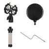 Accessoires Mini Bureau de bureau STANDE Microphone + Horm Support de micro Kit de filtre pop pour l'enregistrement de studio