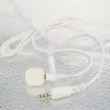 Microfoons witte externe lavalier clipon rapelmicrofoon voor iPhone iPad Samsung smartphone 3,5 mm TRRS -aansluiting