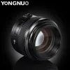 アクセサリーYongnuo yn85mm af f1.8中程度の望遠レンズキャノンニコンフルフレームとAPSCカメラ用の大型開口固定フォーカスレンズ