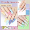 Gel arte clavo 30pcs 15ml gel nial polonaire semi-permanent UV LED Vernis de gel de nail art paille