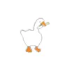 10styles honk honk Enamel Pin Custom Naughty Goose Brooch Broch Torba Lapel Pin Cartoon Funny Animal Badge Prezent dla dzieci przyjaciół