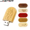 Imprimantes Jaster 10pcs / lot (personnalisable) Drive flash USB 2.0 Pendrive en bois 4 Go 8 Go 16 Go 32 Go 64 Go 128 Go Mémoire Cadeau de mariage