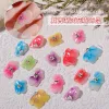 Liquides 140pcs / boîte 3D SCULPTED FLORNE Nail Hingestone Charms Acrylique Design Resin Petal Nail Art Decoration Manucure Accessoires DC001