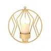 Candle Holders Nordic Style 3d Geometric Candlestick Wall Holder Sconce Matching Small Tea Light Taper Warm Home Decor