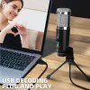 Microphones Professional USB Condenser Microphone DePusheng A9 Hög känslighet Spel Desktop Mic för PC YouTube -inspelningsströmning Video